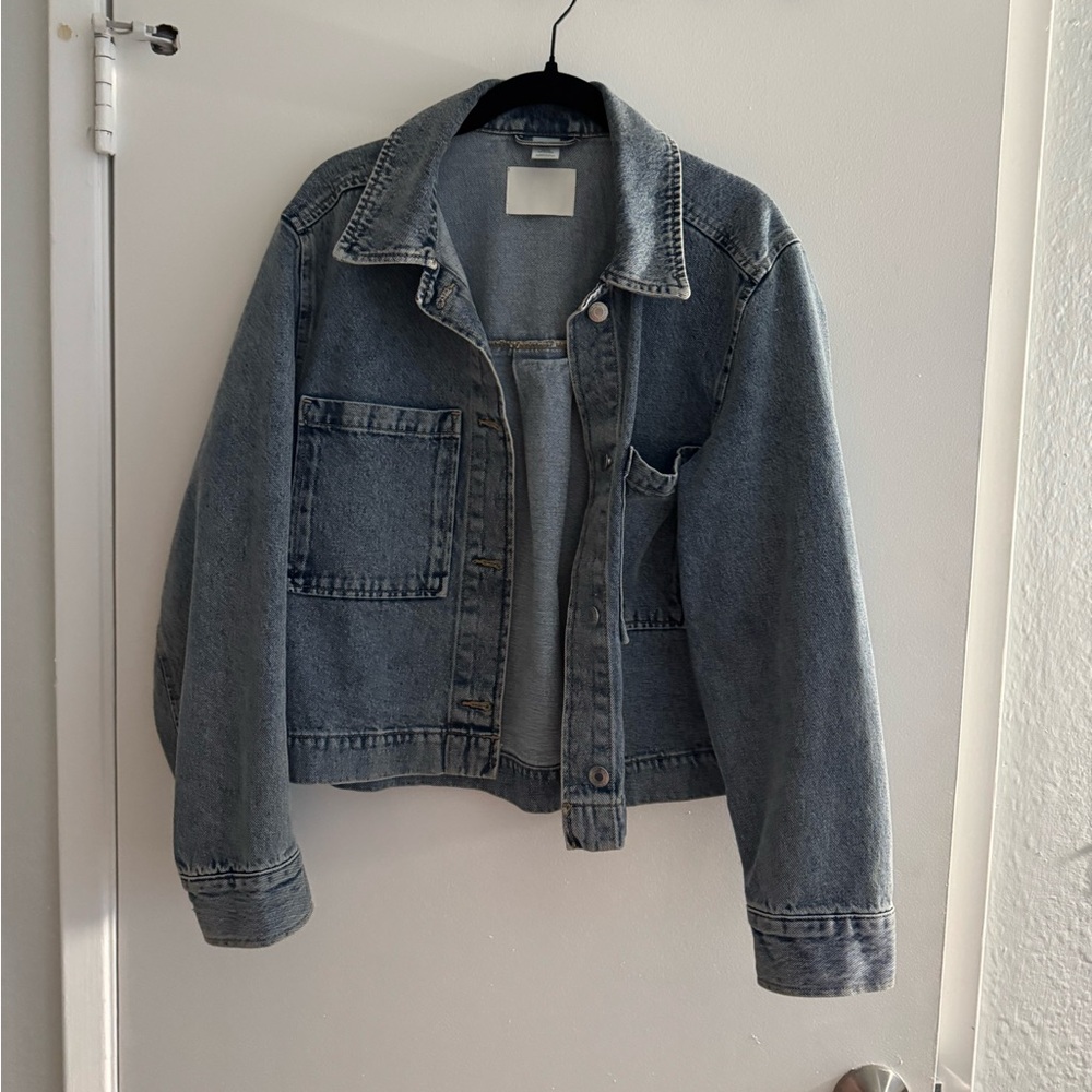 H&M denim shacket